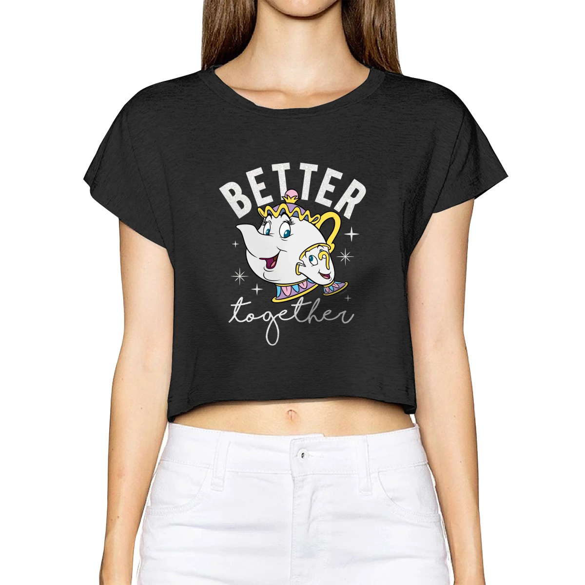 

Mrs. Potts & Chip - Better Together T-Shirt Aesthetic Clothes Print Funny Tee 100% Cotton
