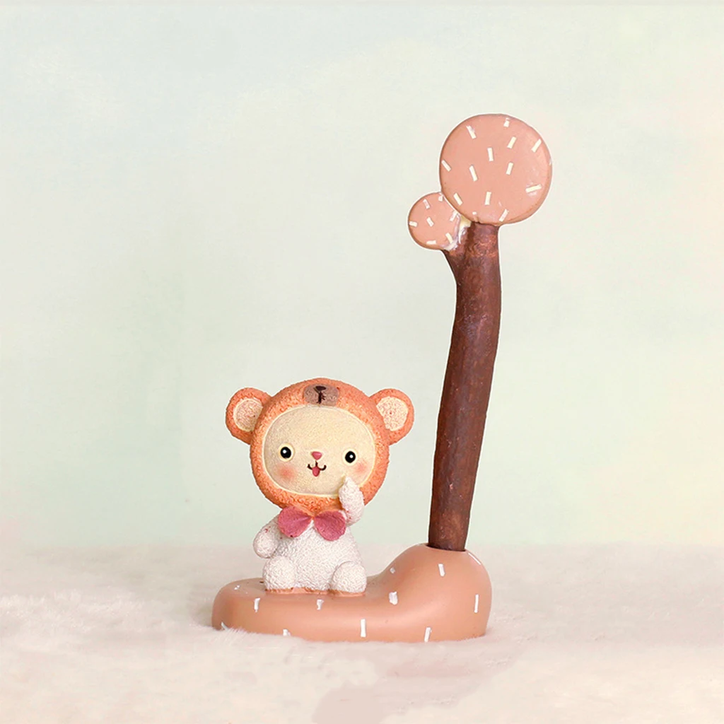 

Cute Cartoon Pen Holder Creative Resin Pencil Organizer Desktop Ornaments Decoration Stationery School Office Supplies