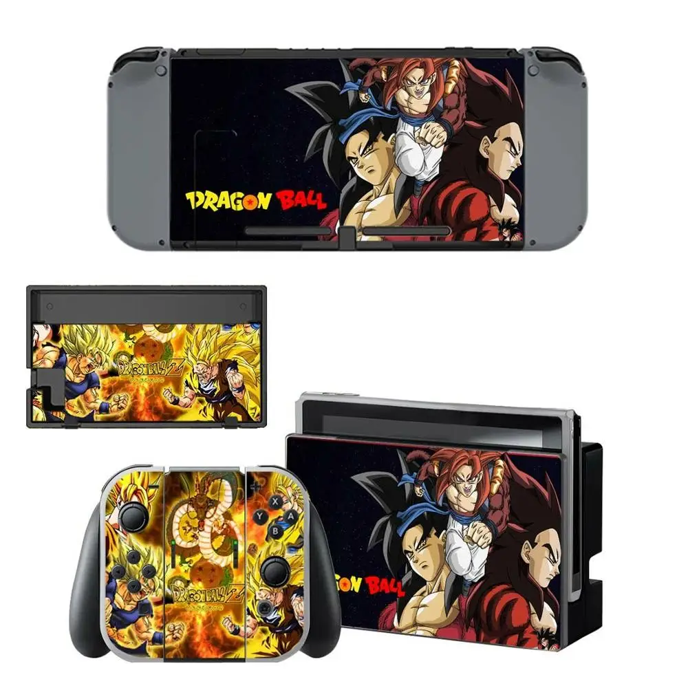 Наклейки для nintendo switch из кожи Dragon Ball Z Goku shand, наклейки для переключателей, наклейка для консоли nintendo Switch, контроллер Joy-con - Цвет: YSNS0488