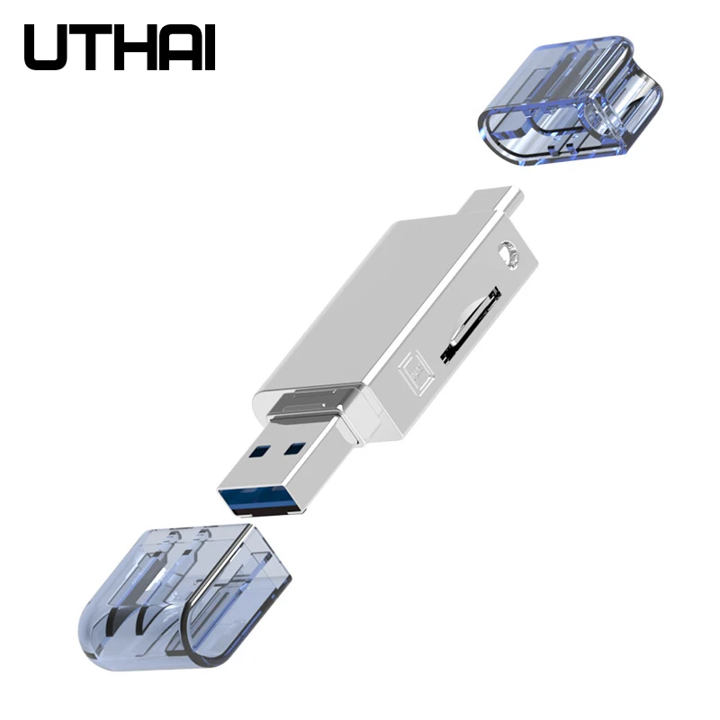 UTHAI D39 для HUAWEI NM кардридер Type-C Micro SD/USB3.0 адаптер Nano карты памяти 128 г 90 МБ/с./с чтение