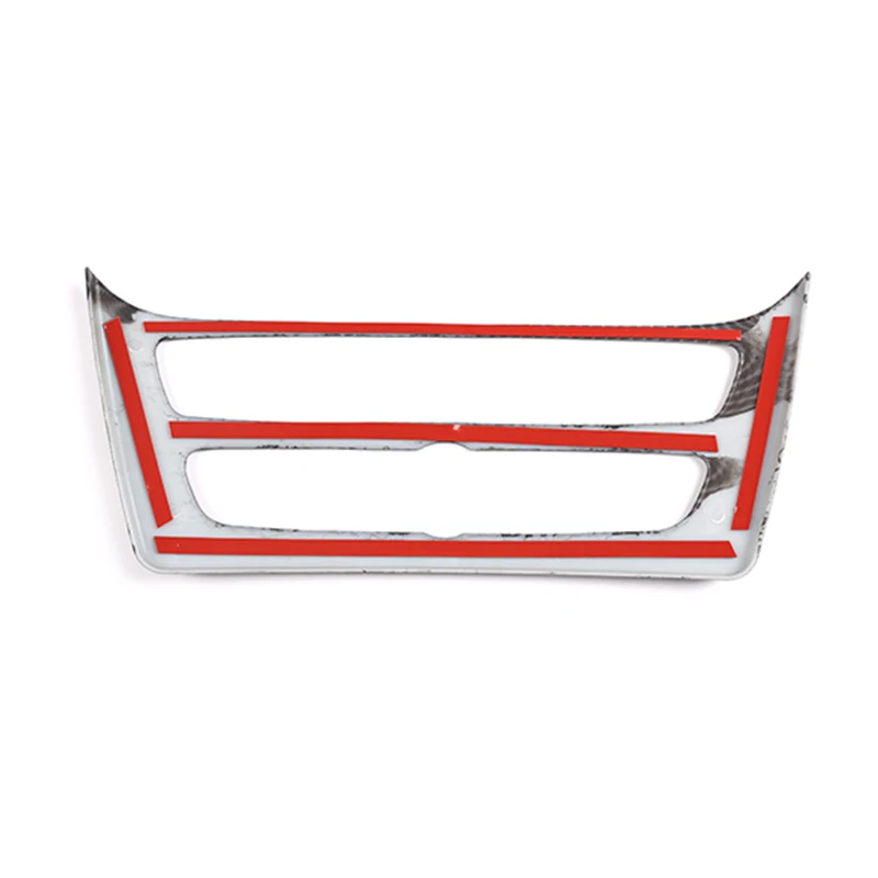 

100% Real Carbon Fiber/ABS Car Center Console Mode Button Decorator Frame Trim For Mercedes Benz G wagon G class W463 2019-2021