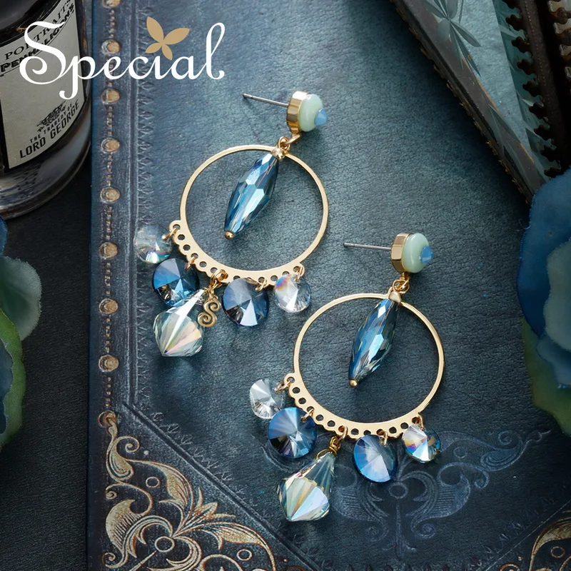 Специальные серебряные серьги S925 с серебряным зажимом в темноте модный тренд