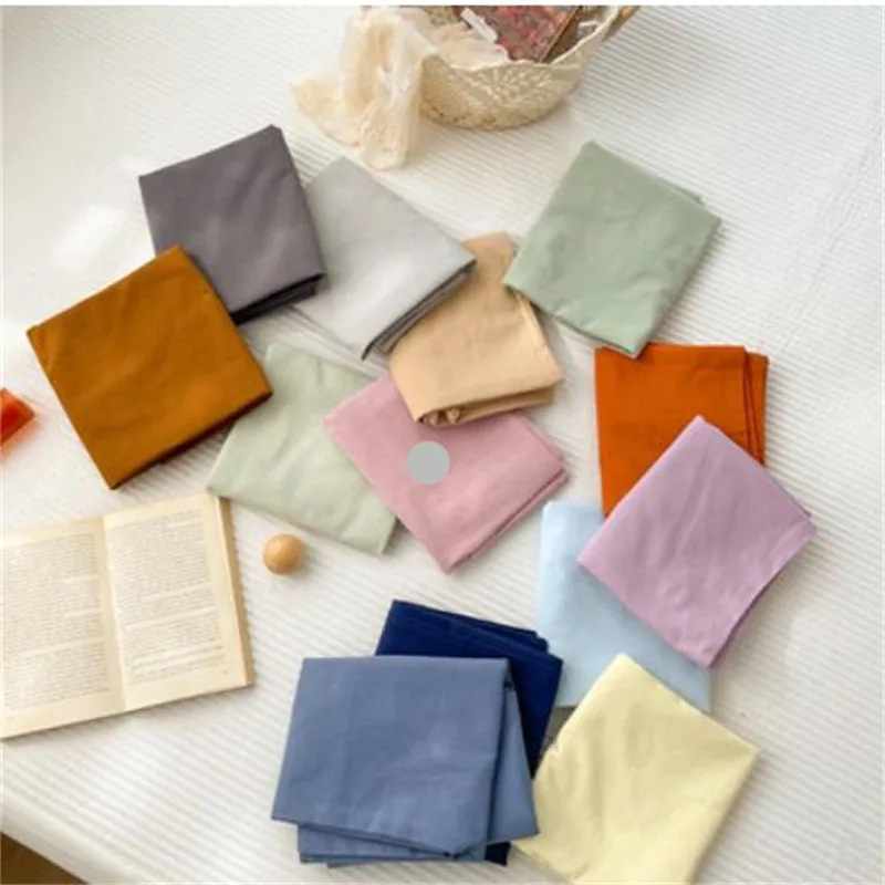 Fundas de almohada de algodón para el Hogar, cubierta sencilla de color...