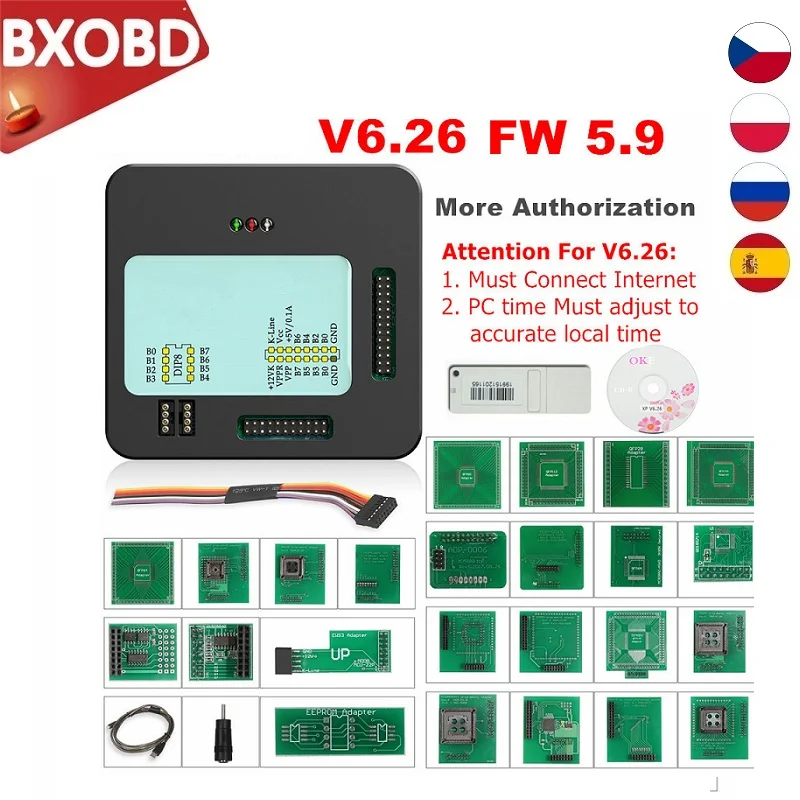 Программатор ЭБУ XProg V6.26 инструмент для настройки чипа Xprog V5.84 X prog M EEPROM адаптер V5.55