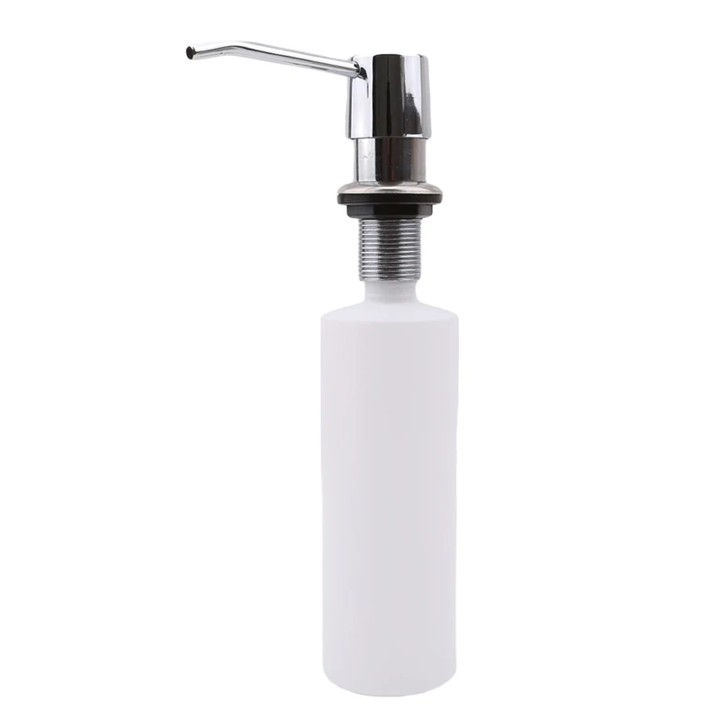 300ML Liquid Soap Dispenser Bottle Kitchen Bathroom Shower Lotion Shampoo Pump Stainless Steel Hand Sanitizer images - 6