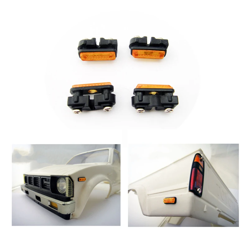 1/10 Rc автомобили части кузова Tamiya Hilux Buriser RC4WD TF2 Поворотная сигнальная лампа огни