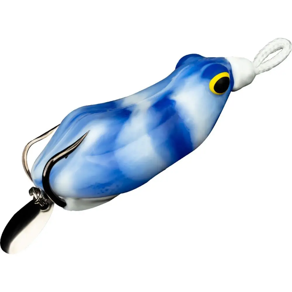 

Saltwater High Hit Rate Soft Resin Silcone Breathable Holes Toad Bait Removable Sequins Frog Fishing Lure Double Hooks