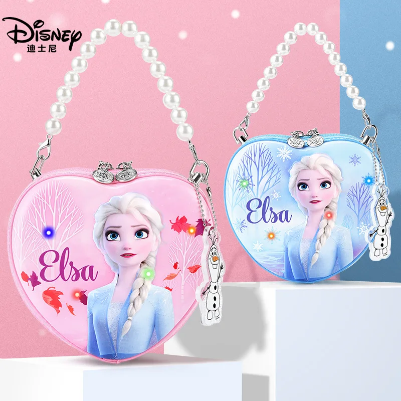 

Сумка-мессенджер Disney «Холодное сердце», детская маленькая сумочка для девочек, милая миниатюрная сумка для студентов с ярким мигающим свет...