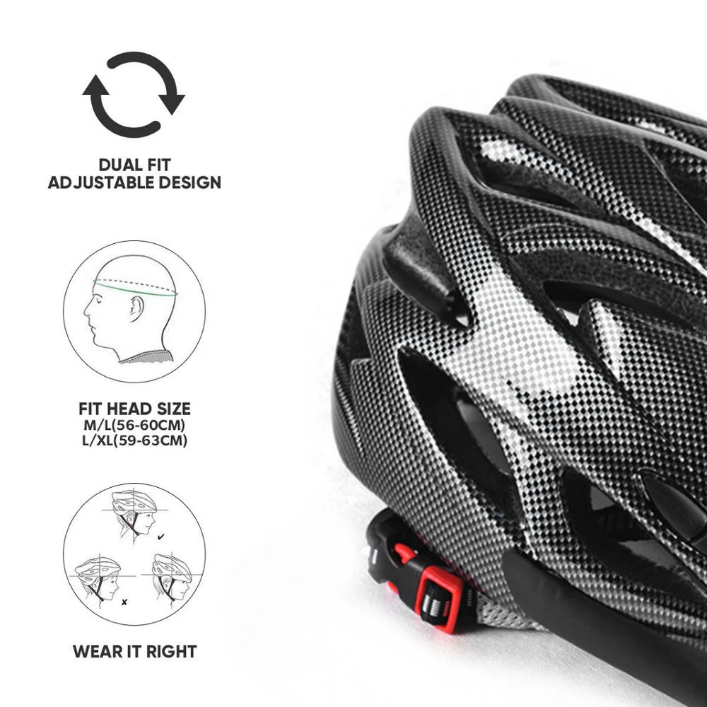 Сверхлегкий гоночный велосипедный шлем интегрированный MTB горный дорожный