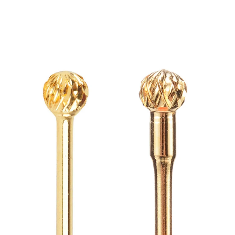 12 типов золотых ногтей сверло Электрический Маникюрный станок аксессуар