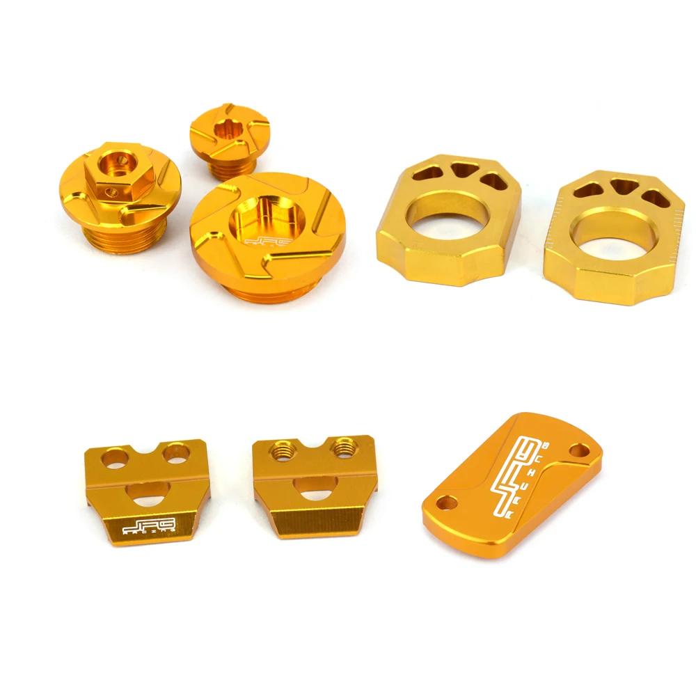 

CNC Brake Reservoir Cover Timing Oil Filter Plug Bolt Brake Line Clamp For Suzuki RMZ250 07-19 RMZ450 05-19 RMX450Z 10-17