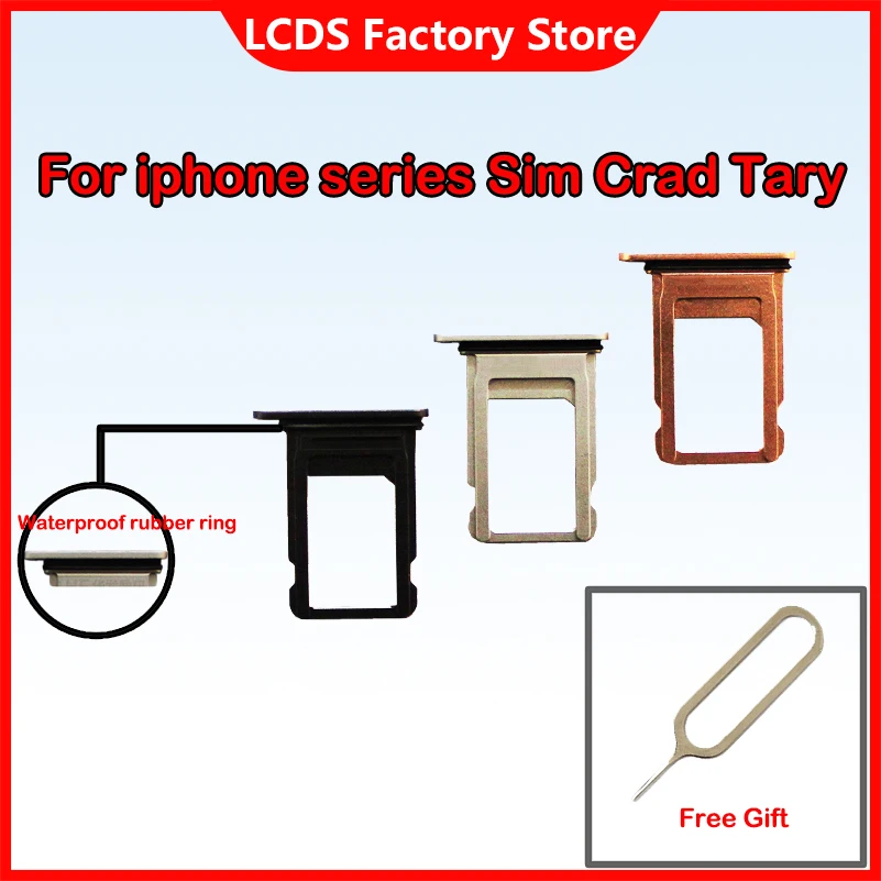 

Micro Nano SIM Card Holder Tray Slot for iphone 5 5S SE1 6 6S 7 8 Plus X XS XR MAX Replacement Part