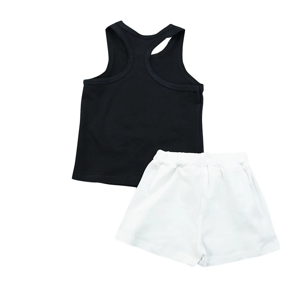 Модная летняя одежда для маленьких девочек Футболка с единорогом топы и шорты