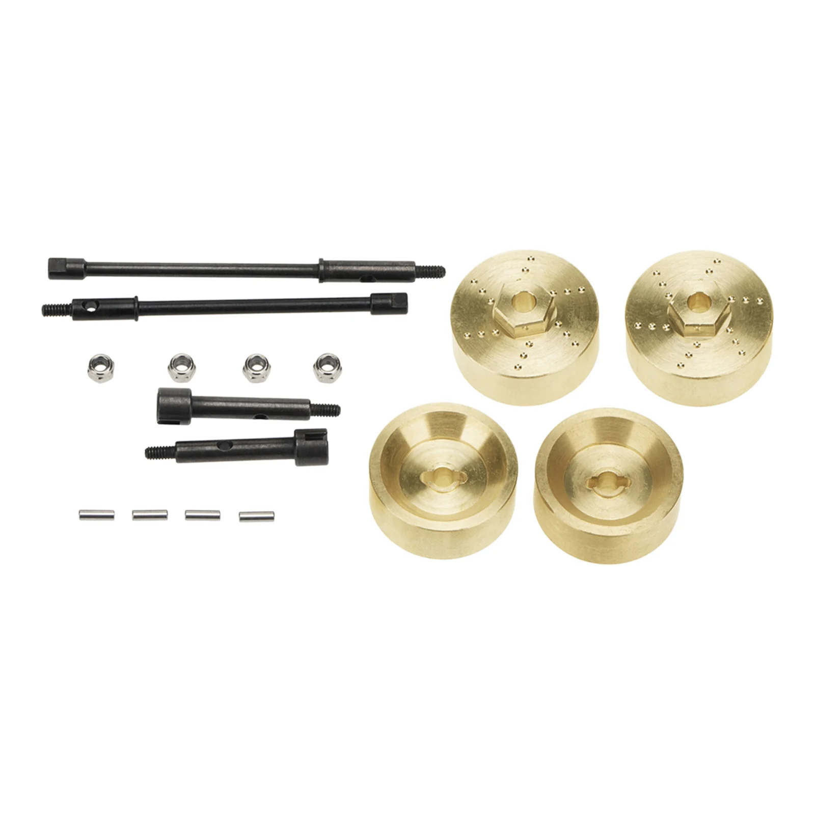 

4Pieces Wheel Counterweight Replacements Accessory for Axial 1/24 RC Car
