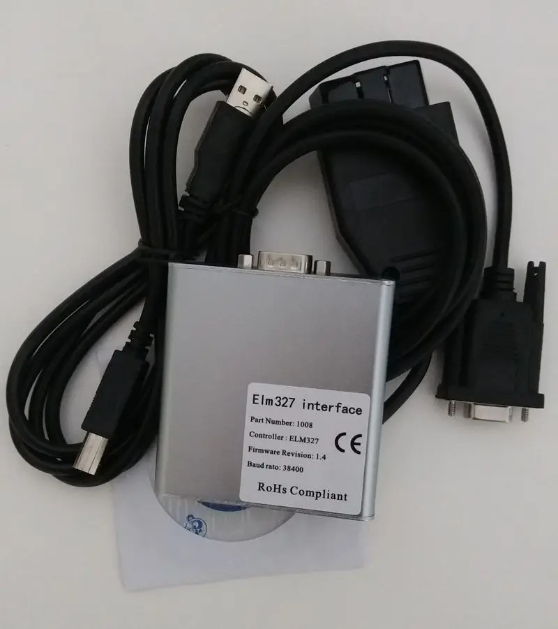 ELM327 USB алюминиевый Металл 25K80 PIC18F25K80 CP2102 OBD2 ELM 327 CAN BUS сканер OBDII считыватель кодов