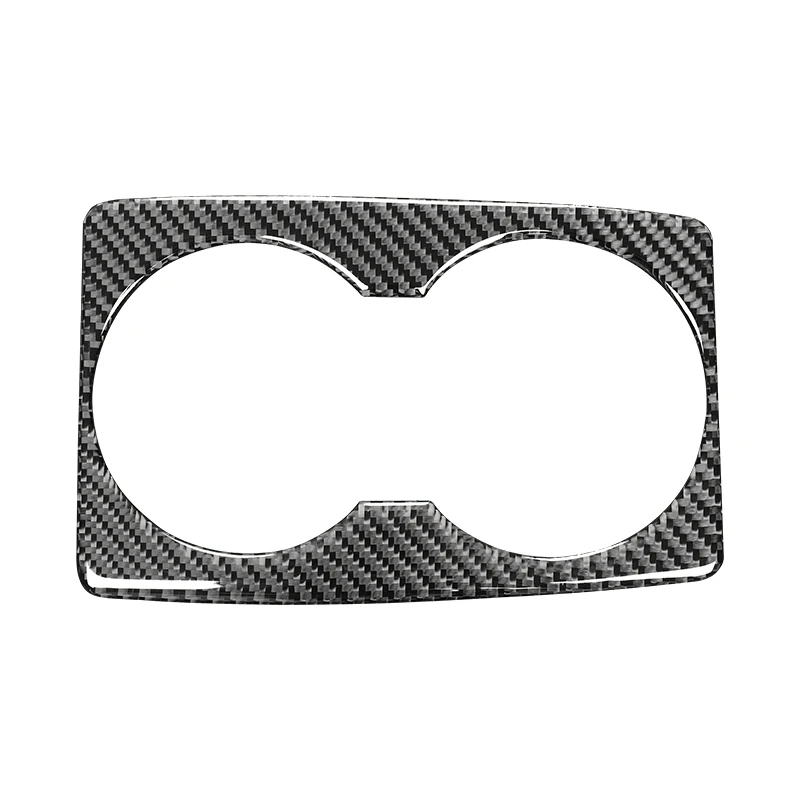 

Carbon Fiber Central Console Water Cup Frame Cover Trim Sticker for Mazda 3 Axela 2014 2015 2016 2017