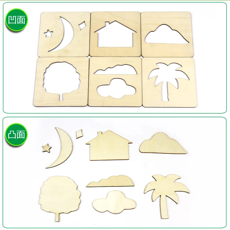 

tools boys tool Unisex Drawing Toys Set Wood Children's Drawings Set Tools Boys Girls Baby Doodle Draw Painting Template