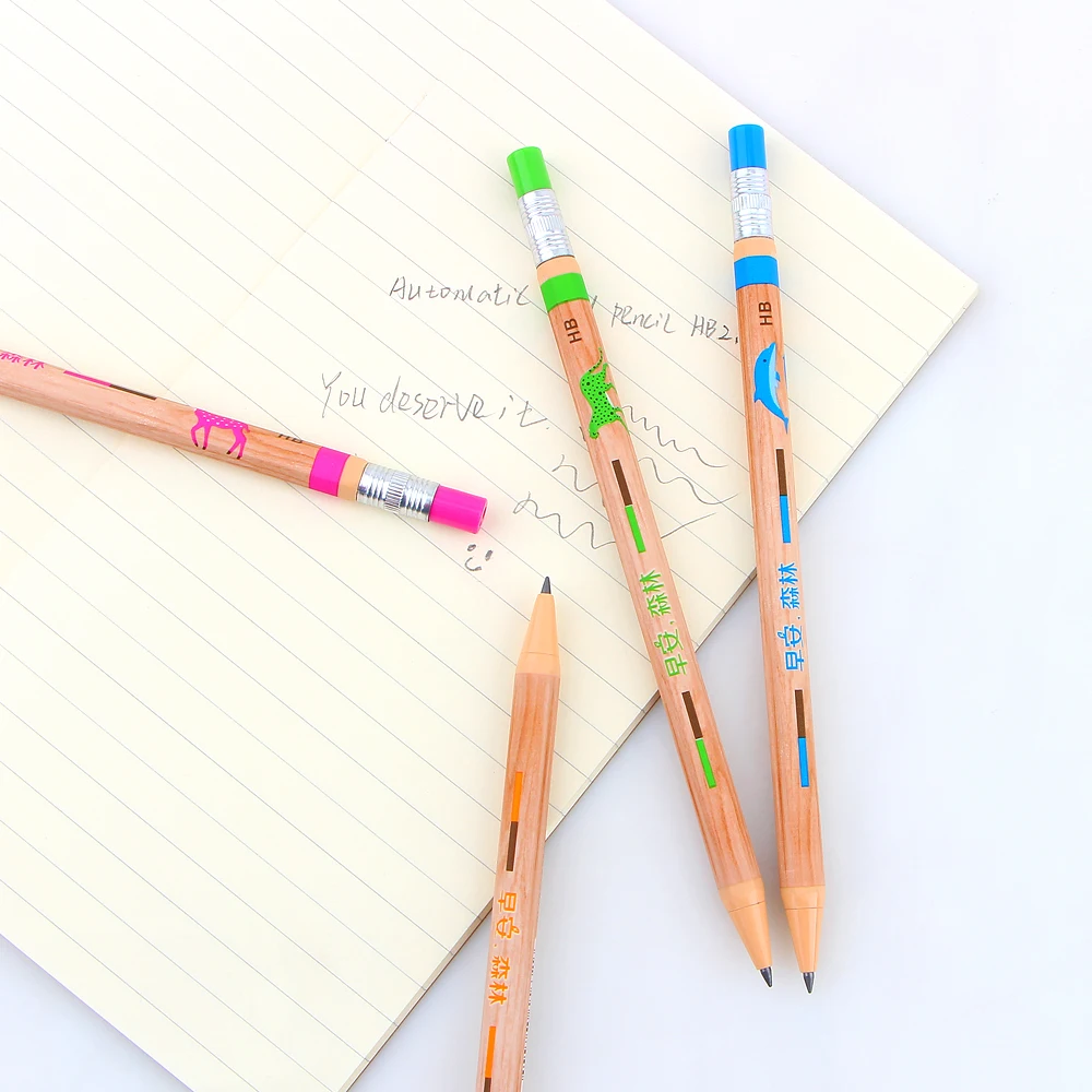 4 шт./компл. 2 0 мм Художественный Черный свинцовый держатель механический