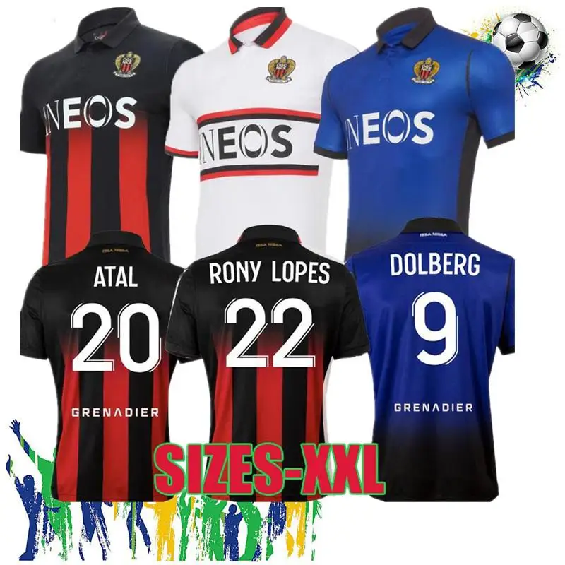 

20 21 ogc nice futebol jerseys dolberg atal lees melou cyprien camisa de futebol rony lopes claude maurice camisa agradvel