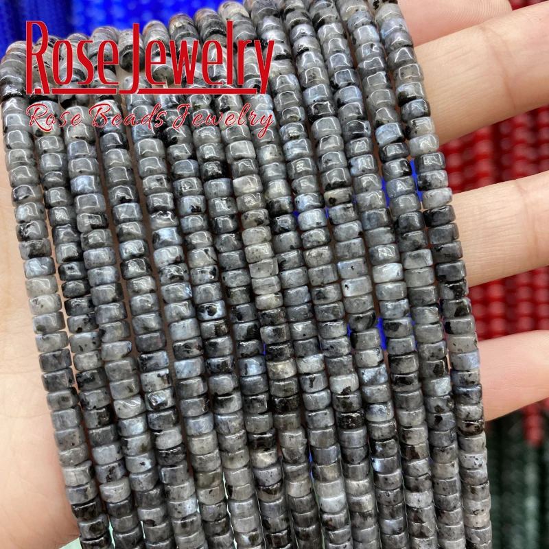 Бусины из натурального камня черный лабрадорит Larvikite бусины россыпью