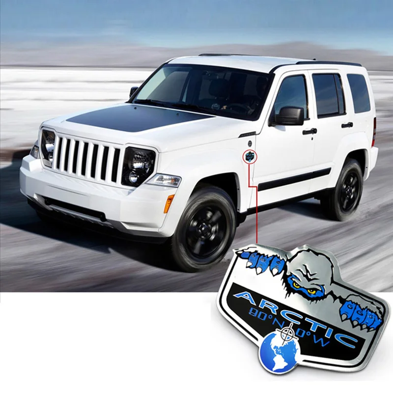 Автомобильная наклейка Noizzy Arctic Yeti автомобильная эмблема | Наклейки на автомобиль -32922216470