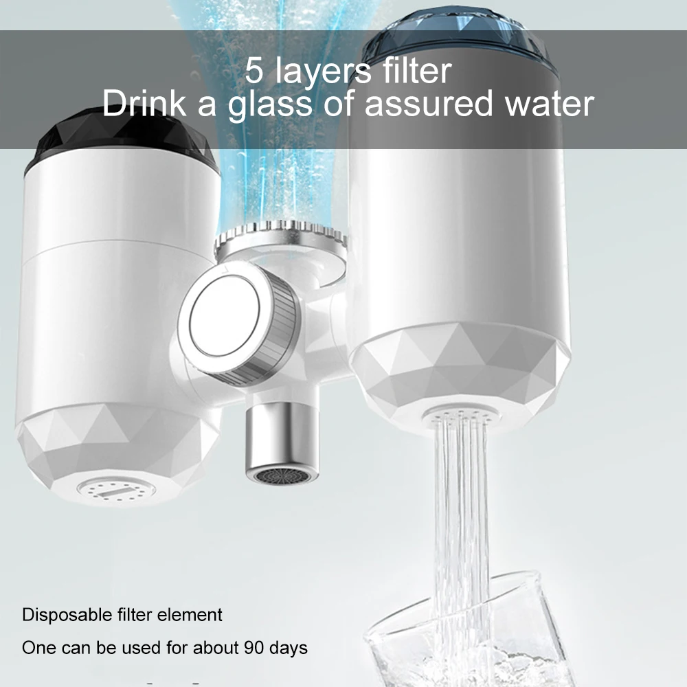 Мгновенный Электрический водонагреватель 3000 Вт 220 В кухонный очиститель с краном