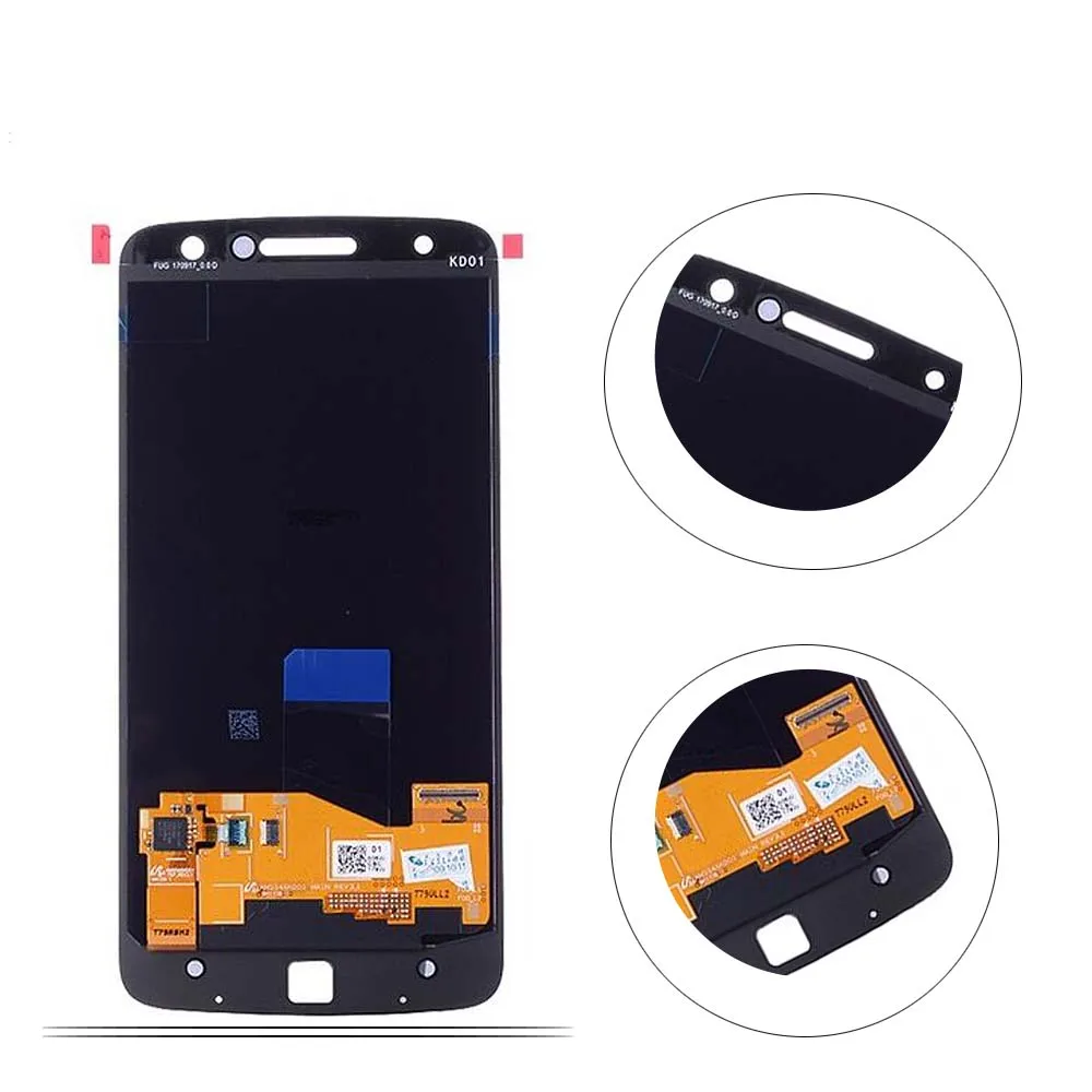 Tested AAA Quality 5.5&quotLCD For Motorola Moto Z XT1650 XT1650-03 LCD Display With Full Touch Screen Digitizer Panel Replacement |