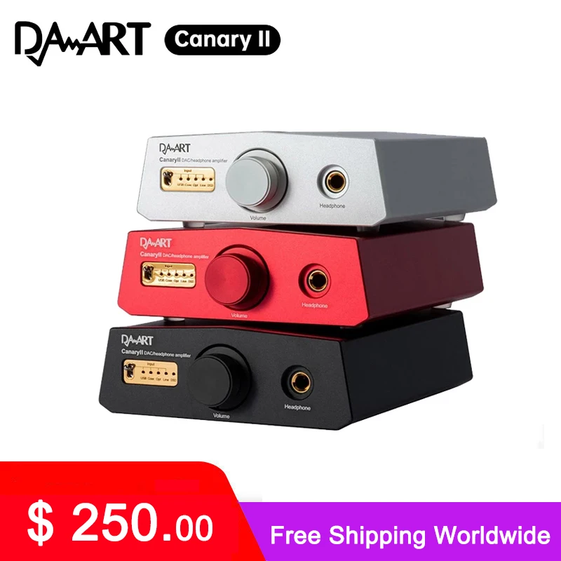 ЦАП усилитель для наушников Yulong Huawei DAART ESS9038Q2M DSD512 PCM768KHz CanaryII поддержка