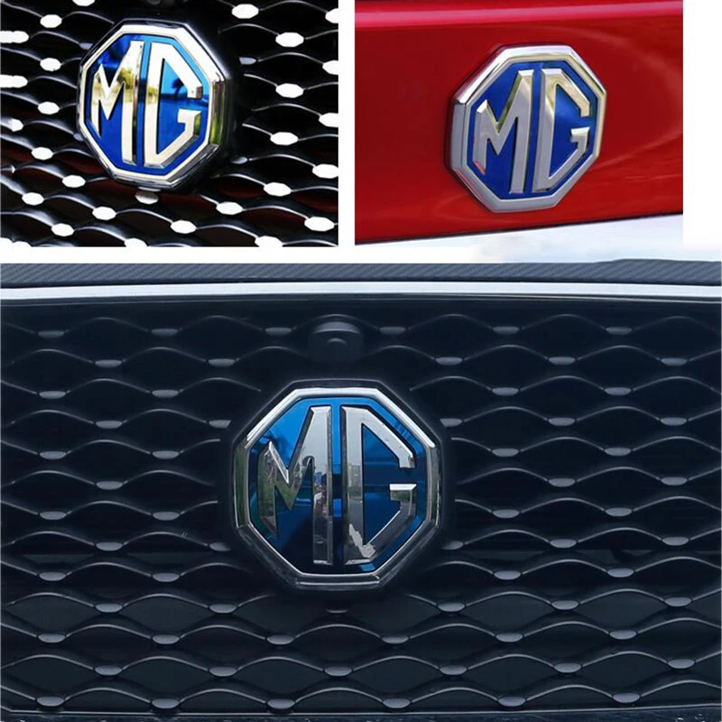

1PCS New High-up Car Front / Rear Emblem Stickers Decals For MG ZS Grille Middle Emblem Badge Stainless Steel Auto Styling Decor