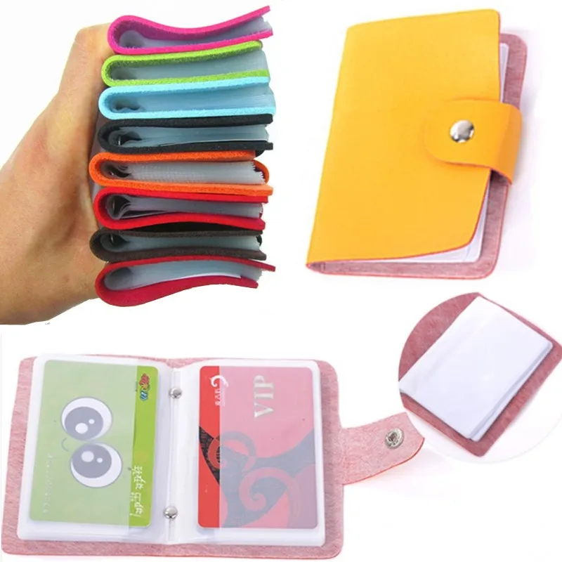 

ID Credit Card Wallet Creative Vintage Cash Holder Organizer Case Box 24 Card Pack Cheap Business Credit Card Holder Package