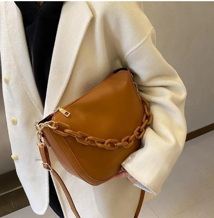 

uxury Designer Messenger women orange black hardware print Purse Cowhide Leather carry Handbag Shoulder Bag tote FDC-23