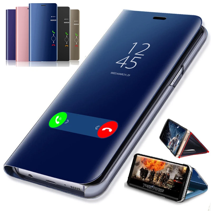 Зеркальный чехол для Huawei Honor 7A/7A Pro/7C/7CPro/9 Lite/8 Lite/P20/P20 Lite/P20 Pro/Y5/Y5 Prime/Y6/Y6 Prime/P8 Lite/P9