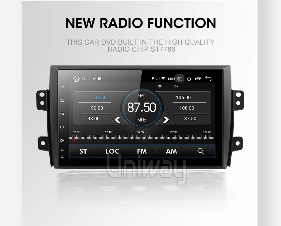 Uniway ATY9071 Android 9.0car dvd для Suzuki SX4 2006 2007 2008 2009 2010 2011 2012 2013 автомобиль радио gps навигации