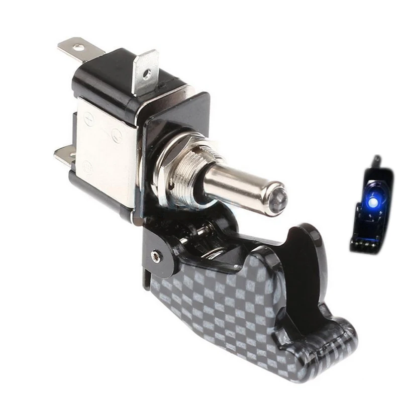 Автомобильный светодиодный светильник SPST переключатель кулисный с защитной