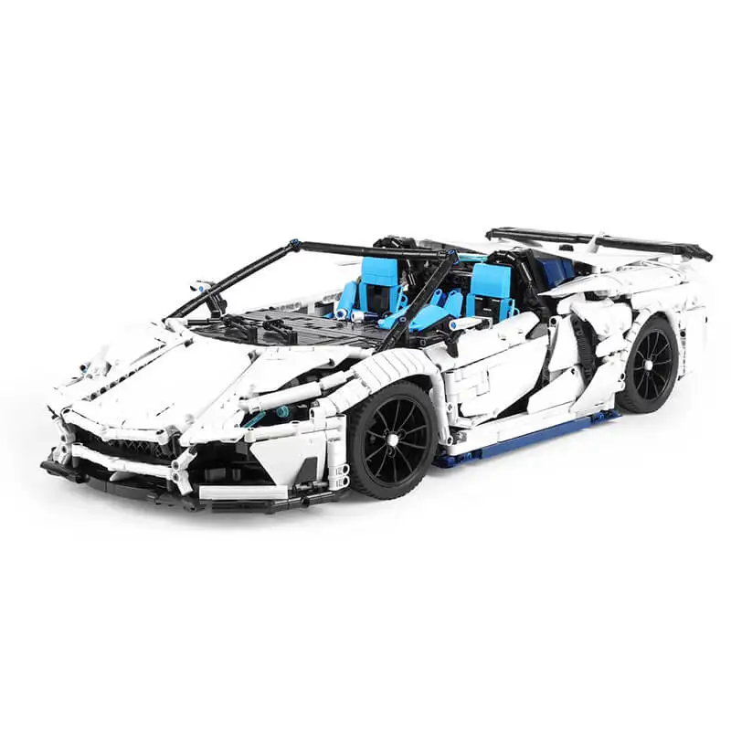 

Модель автомобиля SVJ Roadster LZ2101, супербыстрый гоночный автомобиль в масштабе 1:8, строительные блоки, кирпичи, технический набор, игрушки Furious д...