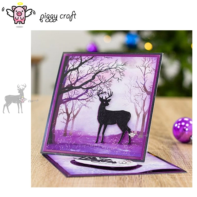 Металлические вырубные штампы в виде свинки вырезанная форма украшение оленя