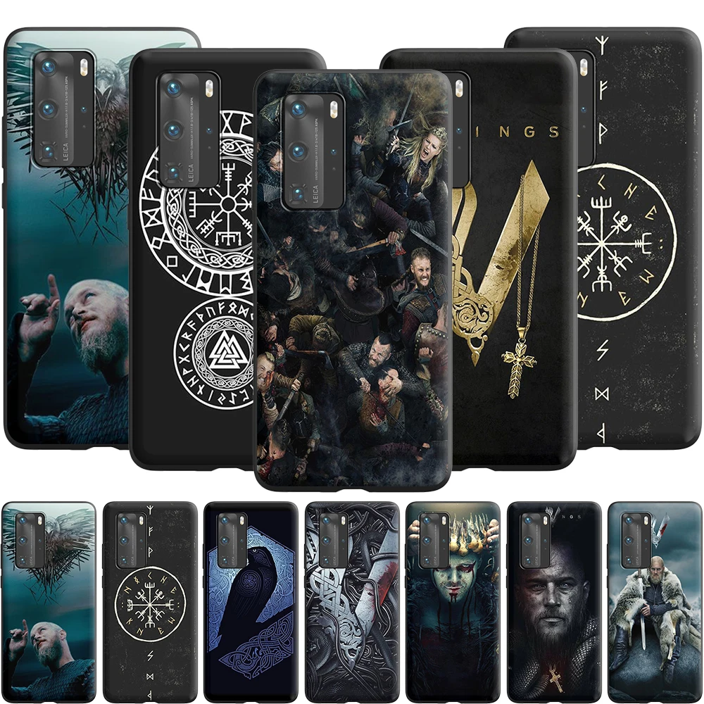 Силиконовый чехол Ragnar Lothbrok Vikings для Huawei Nova 6 7 SE 2 2i 3 3i 4 4E 5 5i 5T Lite Pro Smart|Бамперы| |