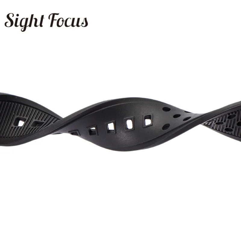 Silicone Gel Watch Band for TAG_Heuer WAZ2113 Strap Perforated Rubber Belts Waterproof Men's Bracelets | Наручные часы