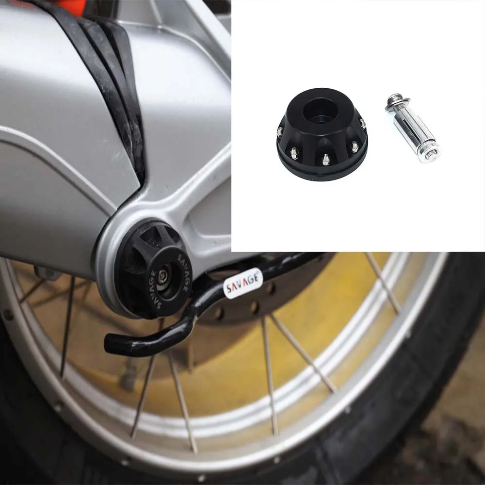 Защитная крышка слайдера заднего колеса мотоцикла с винтовой защитой от падения