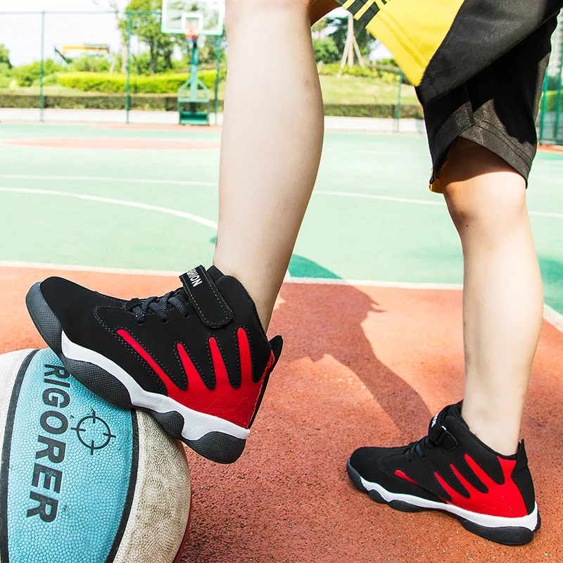 Детские кроссовки, детская Баскетбольная обувь, детские баскетбольные кроссовки для мальчиков, 1 спортивная обувь высокого качества для детей
