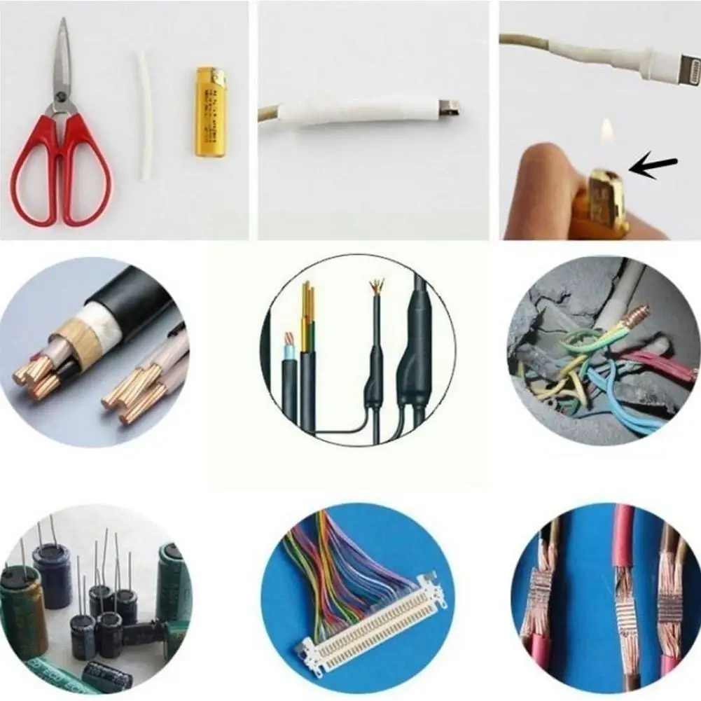 

530pc/Set Heat Shrink Tube Kit Insulation Sleeving Cable Heat Shrink Polyolefin Shrinking Assorted Tubing Termoretractil Wi Z2M4