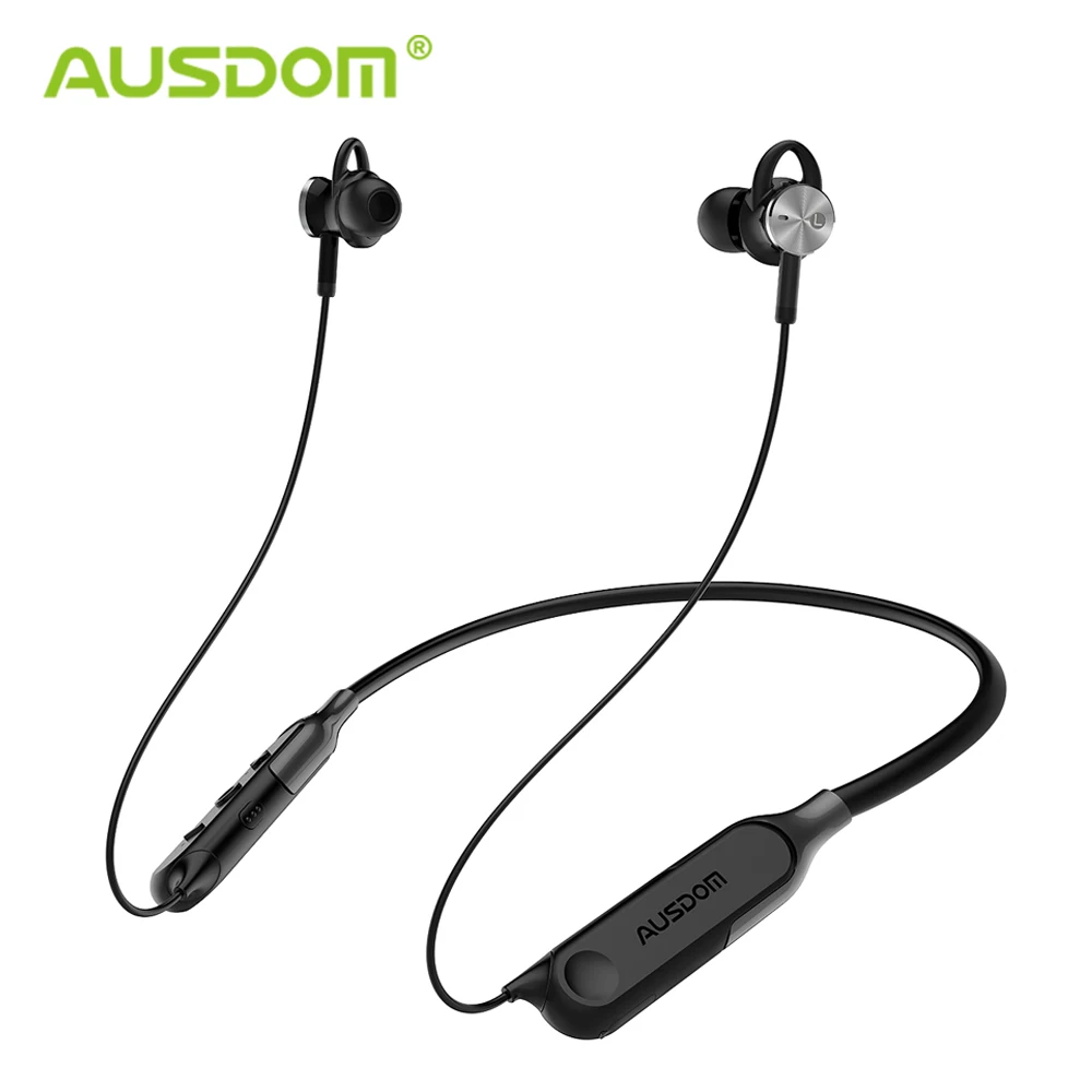 Bluetooth наушники AUSDOM AH01 с активным шумоподавлением магнитная гарнитура шейным