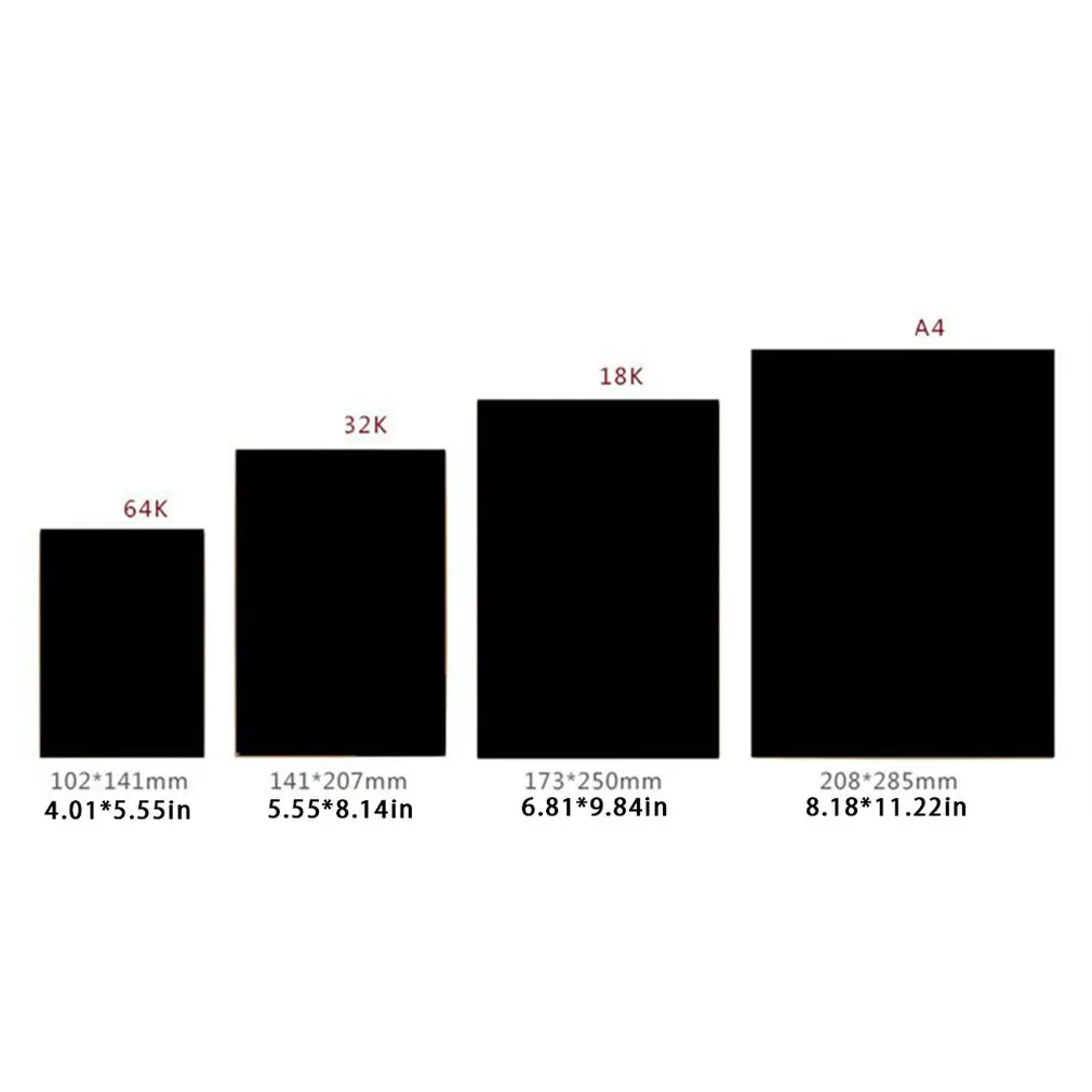 

Pure Color Kraft Paper Sketchbook Schoolchildren Stationery Glue Up Draft Notebook Thick Notepad Sketchbook