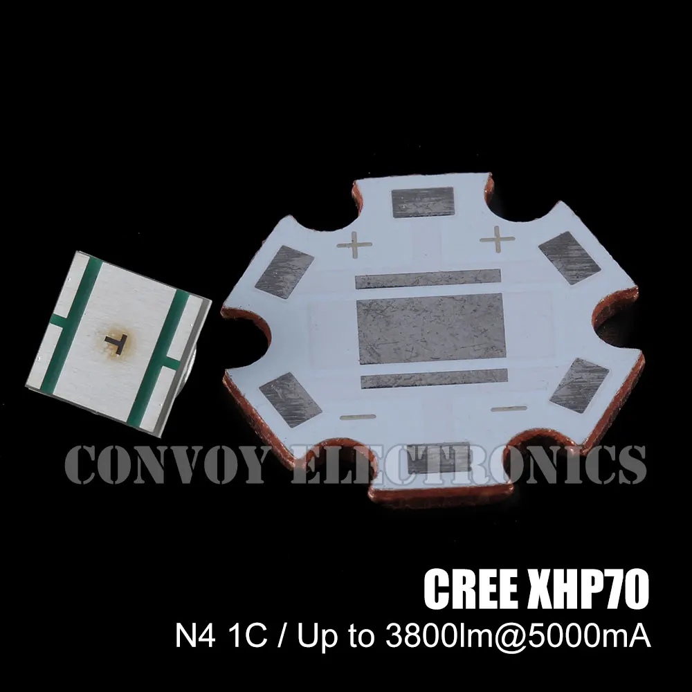 CREE XLAMP XHP70 N4 1C / N2 3A с 20 мм медной пластиной DTP | Лампы и освещение