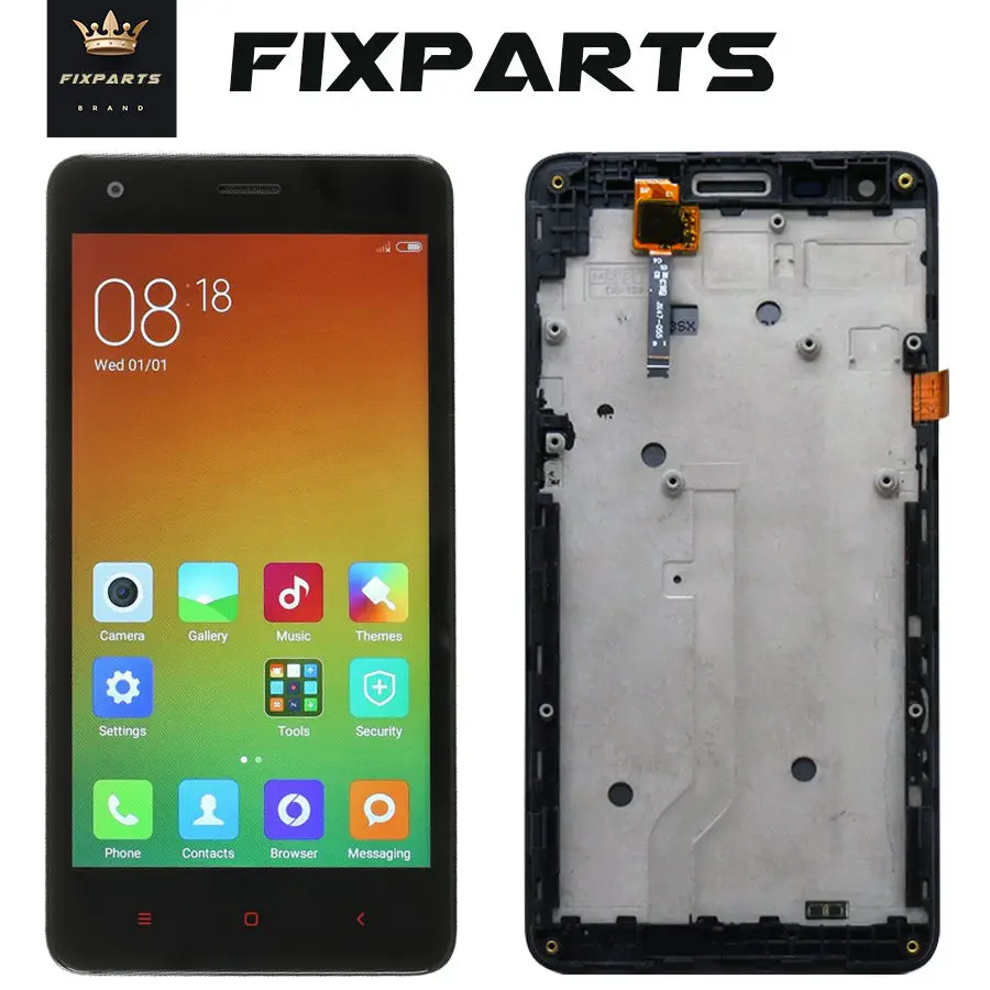 ЖК экран для Xiaomi Redmi 2 дисплей дигитайзер + сенсорный с рамкой Замена Запчасти