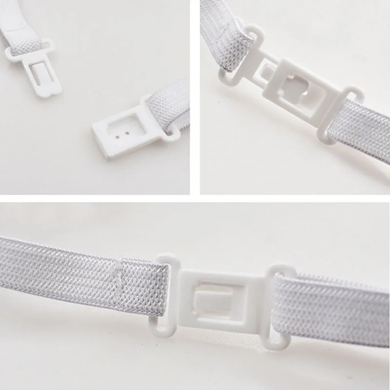 

Polyester Unisex Adult Tie Adjusting Band Elastic Band White Ribbon Elastic Band Size Can Be Customized Classic Trendy Simple