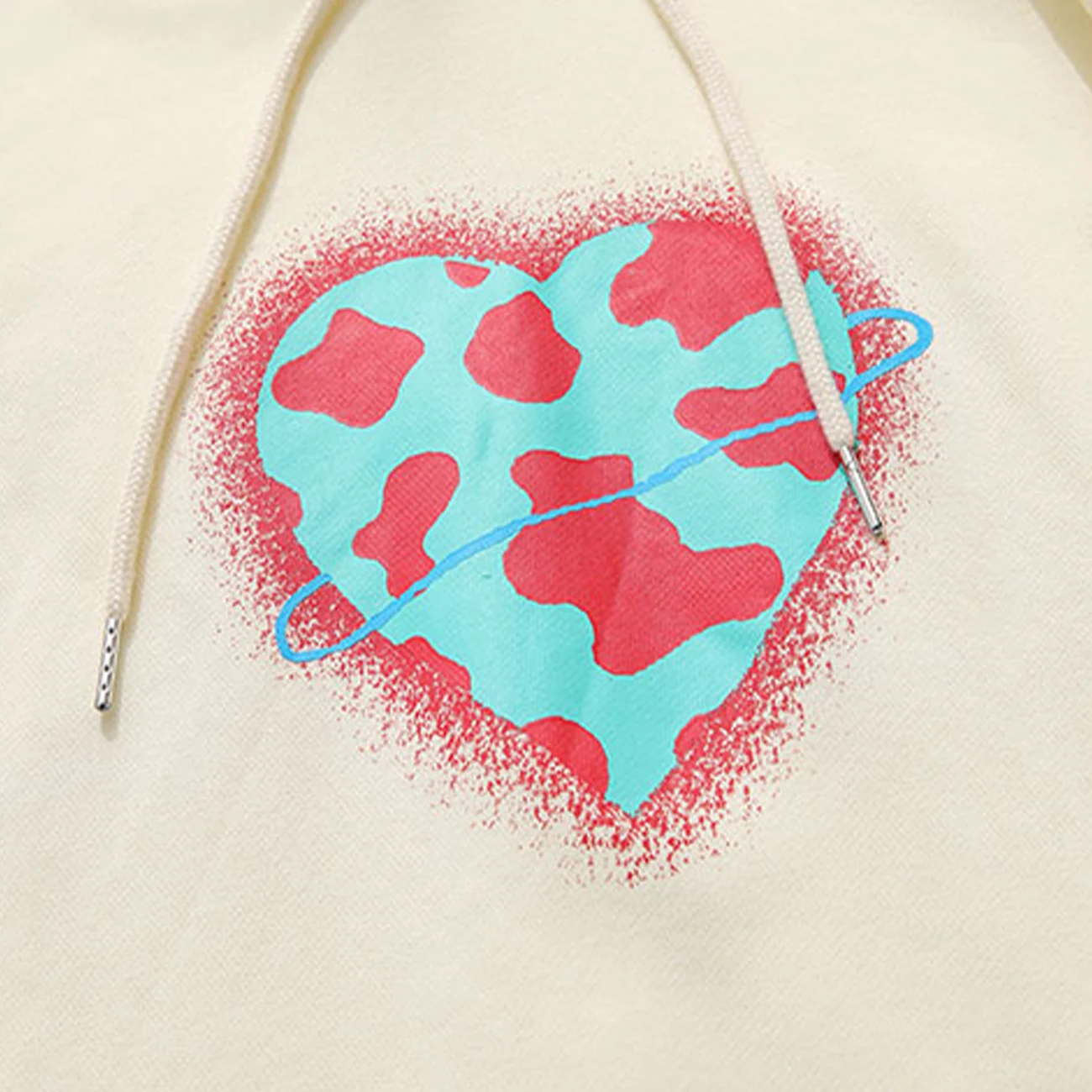 

Hip Hop Streetwear Men Simple Love Print Harajuku Hoodie Sweatshirt Loose Fleece Winter Cotton Hooded Pullover