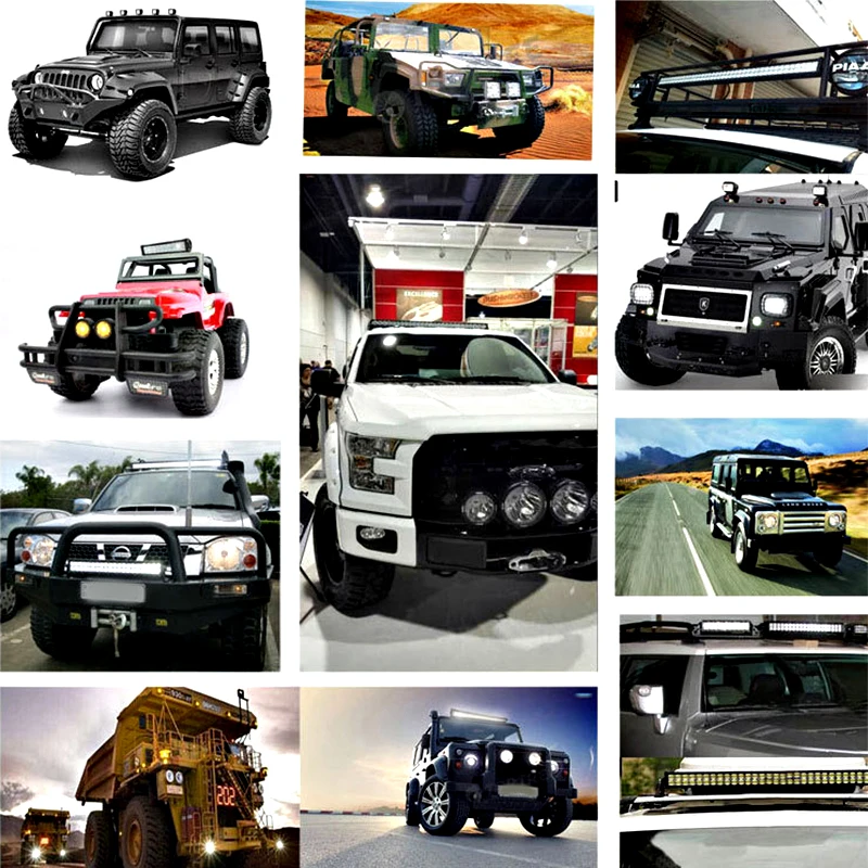 Рабочий фонарь для головы LED Bar 12V 72W 144W светодиодные прожекторы для мотоцикла Фара дополнительного освещения фары для мотоцикла Автомобиль внедорожного типа.