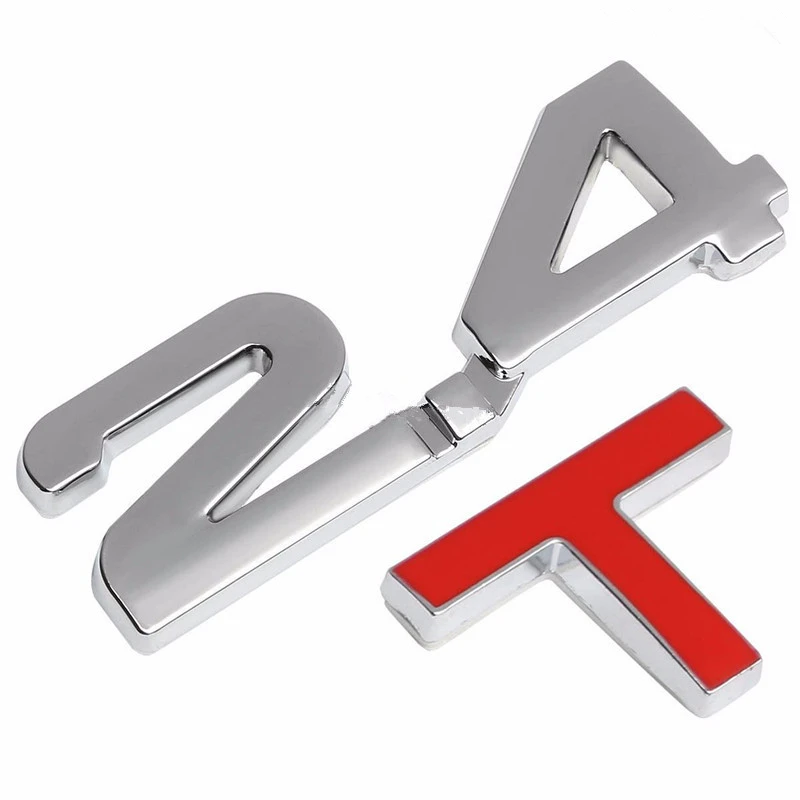 Хит продаж алюминиевая палка на полированный хром 2 4 T 5 8 наклейка крыло