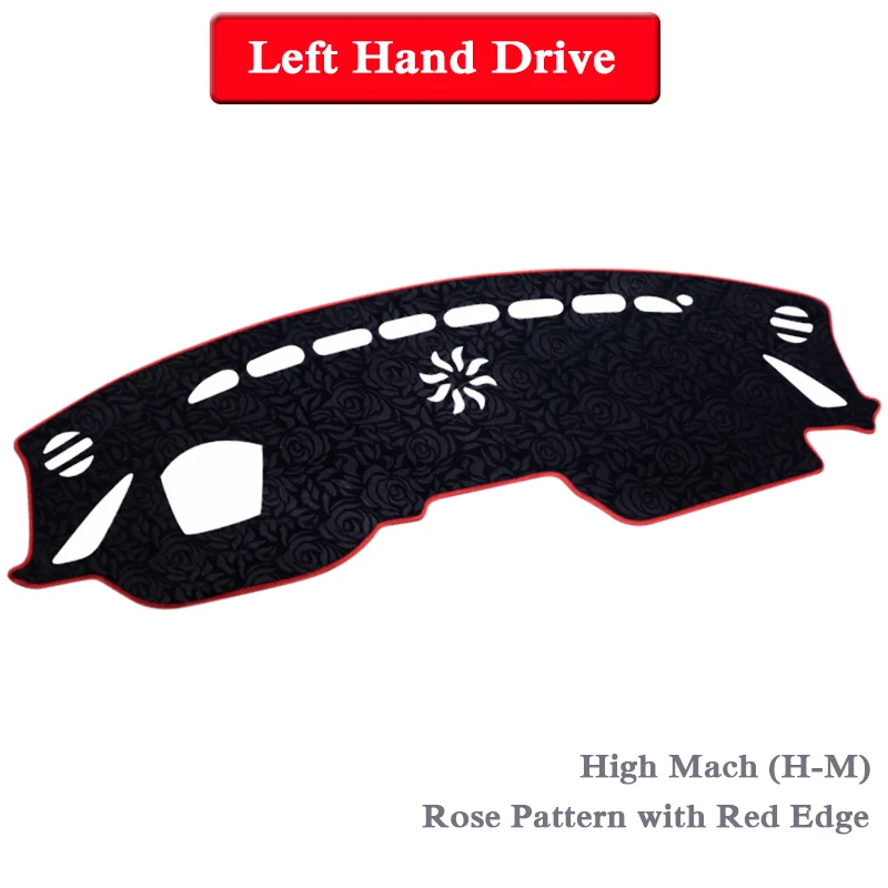 Коврик для защиты приборной панели от света коврик розовый Mazda 6 Atenza GJ GL 2016-2019 LHD &amp